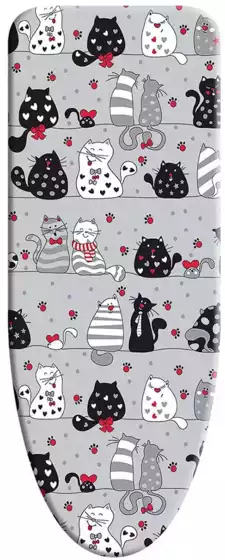 Чехол для гладильной доски VARMAX A13548-M-CG CATS GRAY