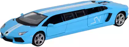 Модель машины Лимузин Lamborghini 1:32 (23см) свет,звук, Инерционный механизм 6601