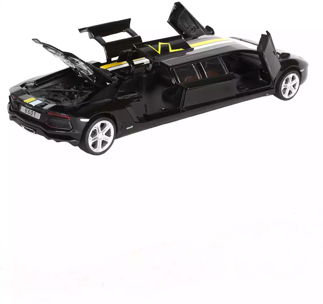 Модель машины Лимузин Lamborghini 1:32 (23см) свет,звук, Инерционный  механизм 6601 купить в Томске - интернет магазин Rich Family