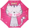 Зонтик розовый с кошкой 215-209