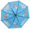 Зонтик голубой  с акулой 058D-918D