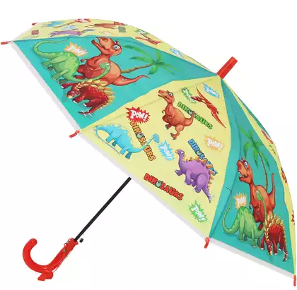 Зонтик зеленый с динозаврами 058D-925D