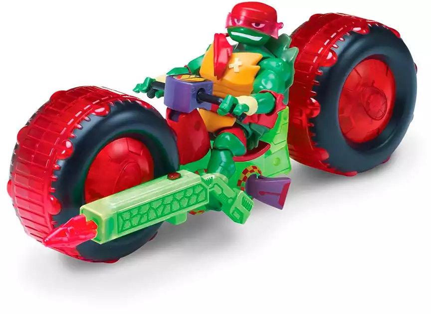 Фигурка Черепашки-ниндзя Раф с мотоциклом 82484 серия ROTMNT