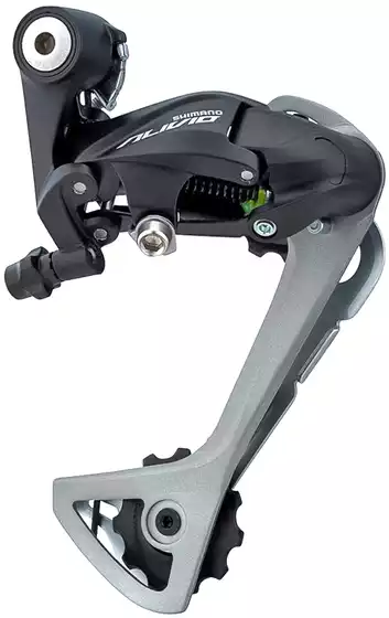 Переключатель задний Shimano Alivio T4000 SGS 9 ск черный ERDT4000SGSL на болт/петух