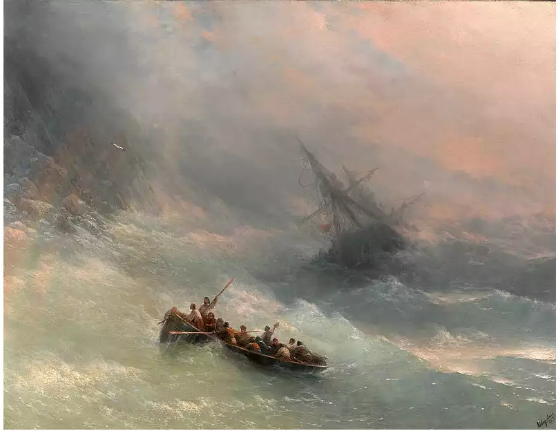 Пазл 1000 эл. Радуга Айвазовский И.К. TG100007 Trefl