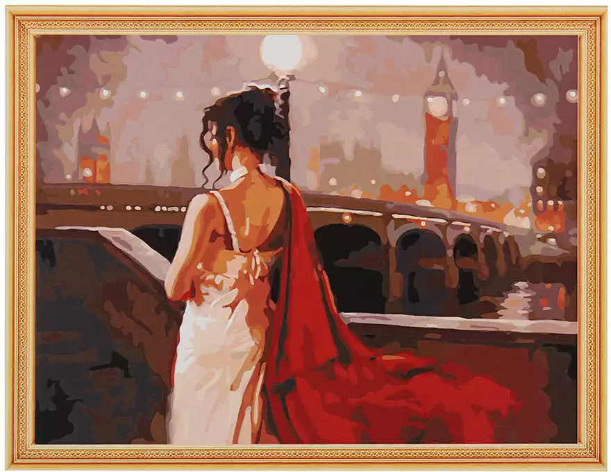 Рисование по номерам 40*50 MS9298 Задумчивость