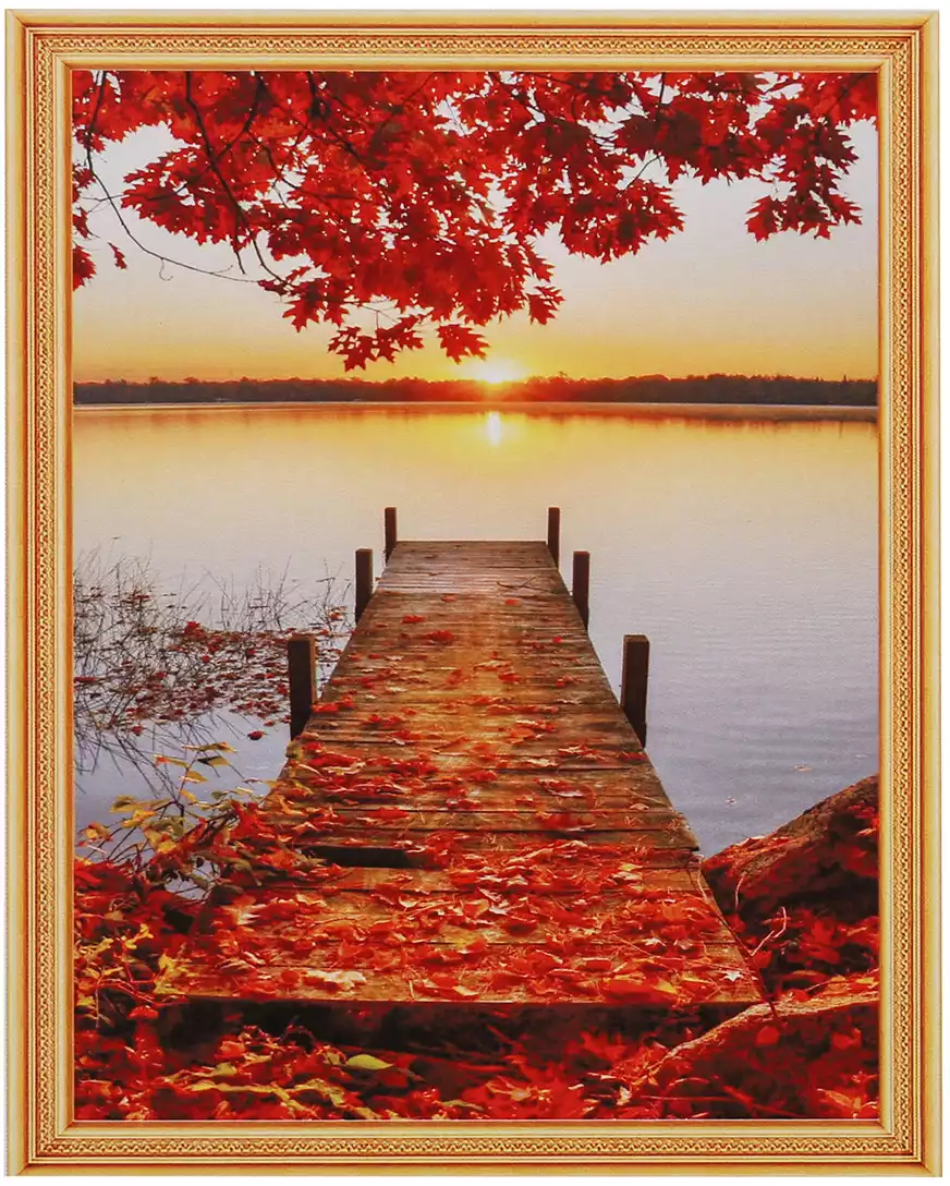 Алмазная мозаика 30*40 FZ0115 Тёплый рассвет