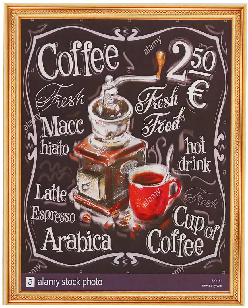 Алмазная мозаика 30*40 FZ0330 Кофейное настроение