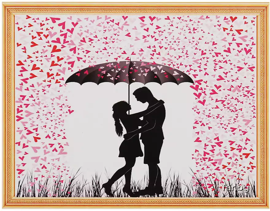 Алмазная мозаика 40*50 YSH572 Влюблённые