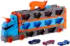 Игровой набор Hot Wheels Грузовик-автотрек Скоростная автотрасса с хранилищем для машинок GVG37