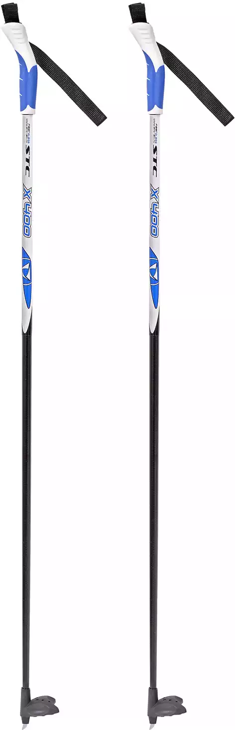Лыжные алюминиевые палки с большими кольцами