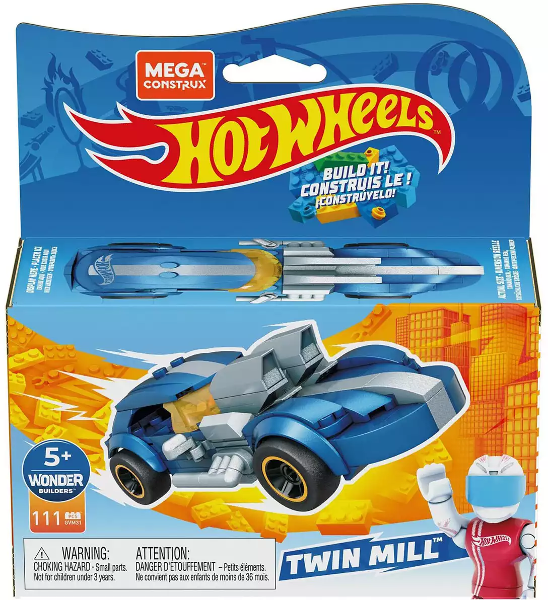 Игровой набор Гоночные машинки GVM28 Mega Construx® Hot Wheels