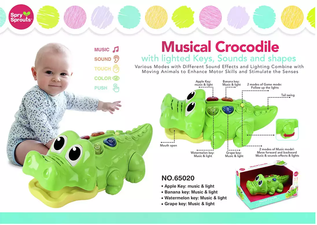 Развивающая игрушка Baby Team Крокодил (8534)