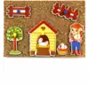 Игра Веселые гвоздики 118111 Ферма Woodlandtoys