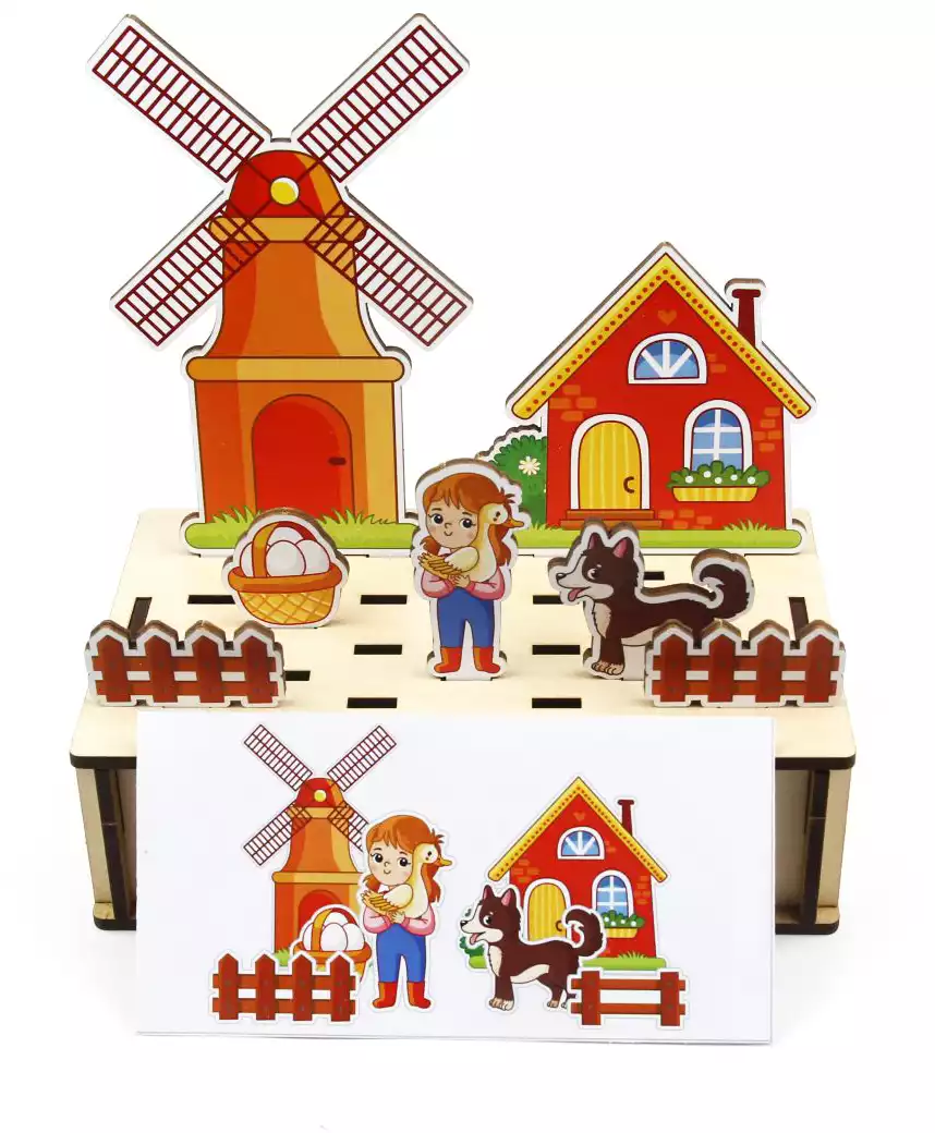 Игра-Панорама 151103 Ферма Woodlandtoys купить в Челябинске - интернет  магазин Rich Family