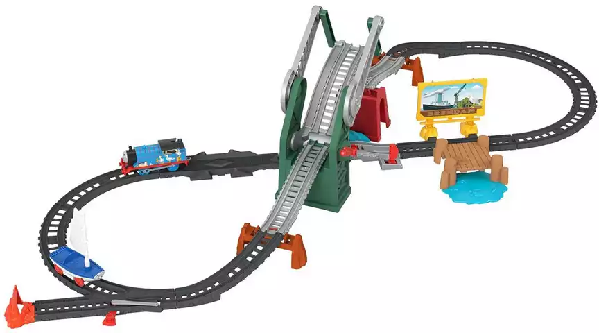 Игровой набор Thomas & Friends (Томас и его друзья) Разведение моста с Томасом и Скиффом GWX09