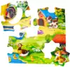 Пазл напольный 24 эл.Кто живет на ферме? ИН-2419 BRIGHT KIDS