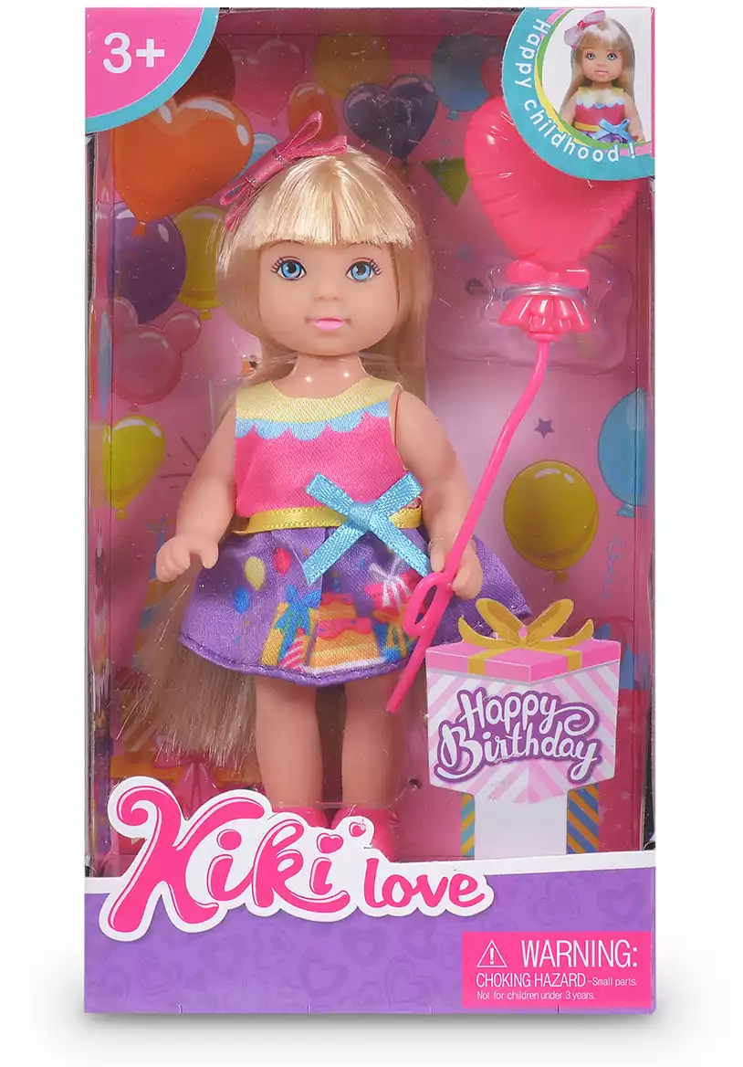 Кукла 88022-1 мини в платье с аксессуарами