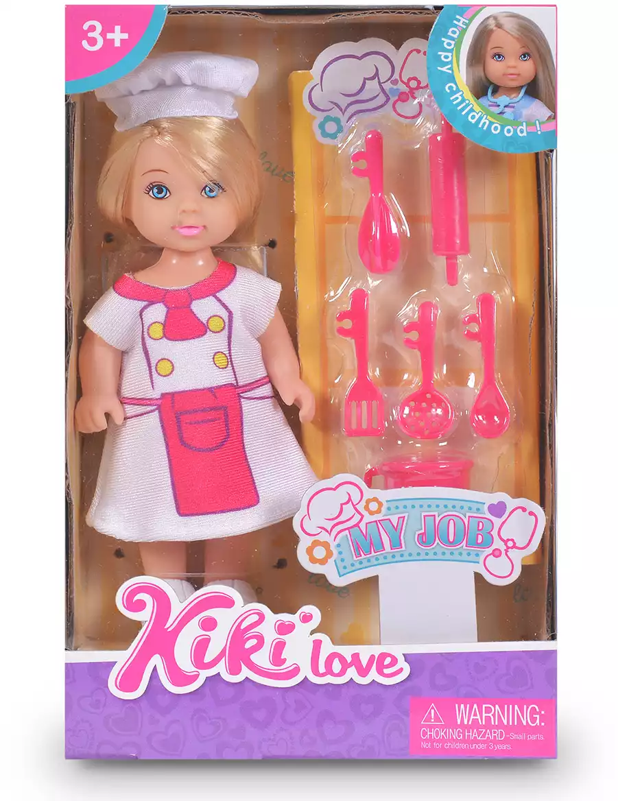 Кукла 88029-1 мини Повар с аксессуарами