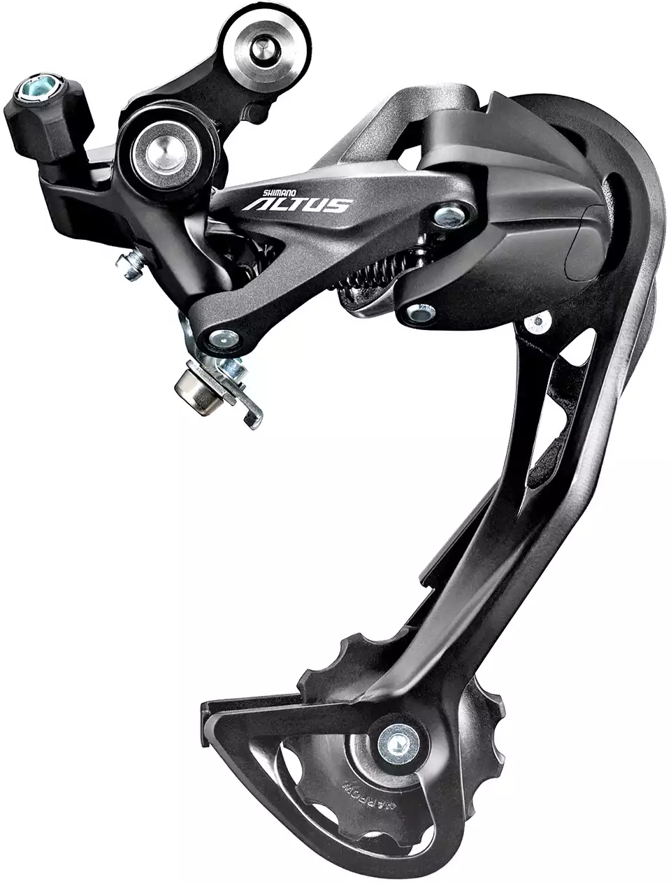 Переключатель задний Shimano Altus M2000 SGS 9ск черный ERDM2000SGS на болт/петух