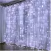 Светодиодная гирлянда Штора 2,5х1,5 м 320 белых LED ламп