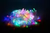 Светодиодная гирлянда НИТЬ 14м 160 цветных LED ламп,IP20, прозрачный провод от сети