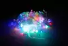 Светодиодная гирлянда НИТЬ 14м 160 цветных LED ламп,IP20, прозрачный провод от сети