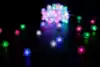Светодиодная гирлянда НИТЬ 4,6 м 40 цветных LED ламп шарики, IP20,прозрачный провод, от сети