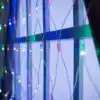 Светодиодная гирлянда СЕТКА 1,5х1,8 м 240 цветных LED ламп, IP20, прозрачный шнур ,контроллер,от сет