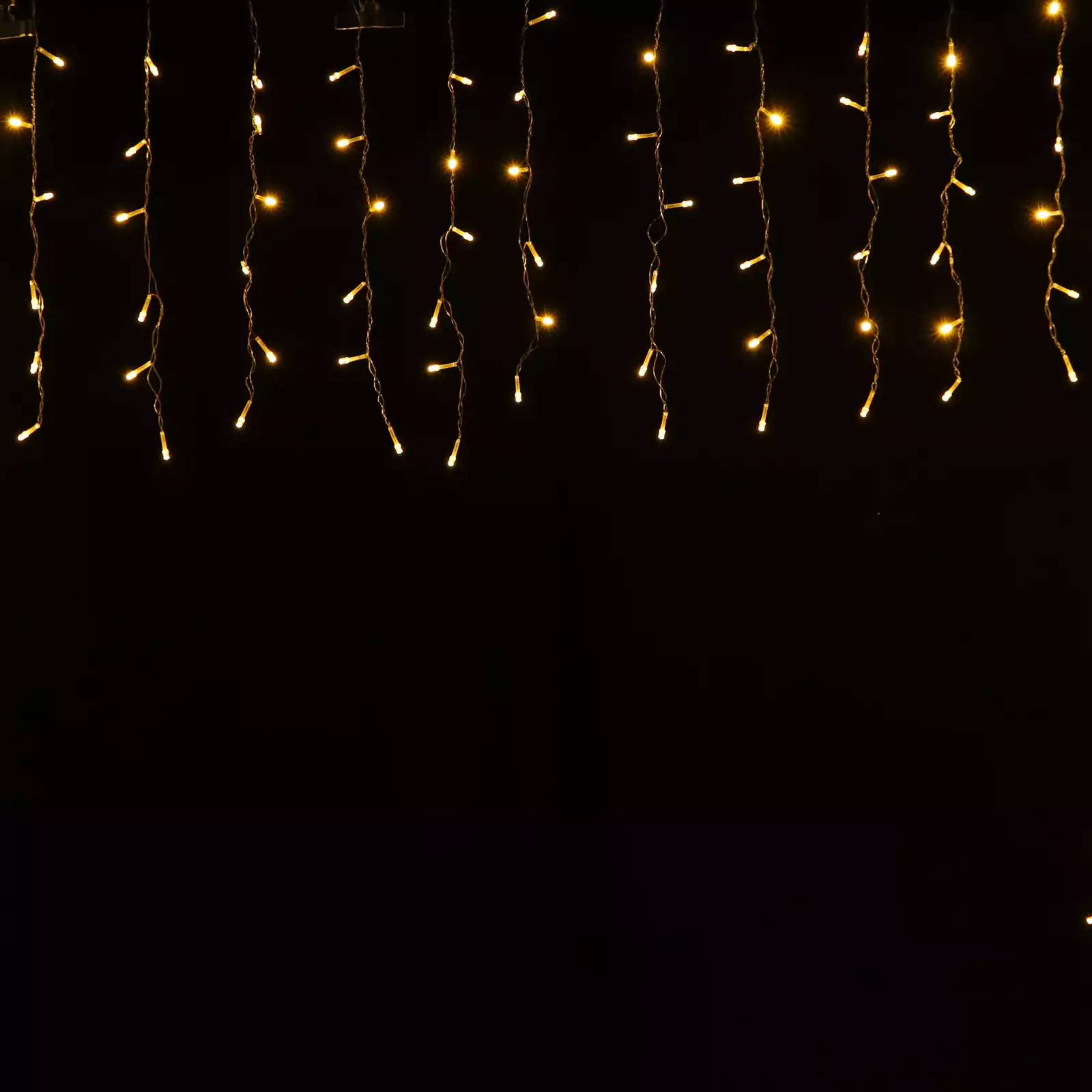 Светодиодная гирлянда Штора 6 х 50 см 288 желтых LED ламп, от сети