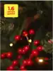 Светодиодная гирлянда 1,6 м 6 ярусов 171 теплых белых LED ламп, IP20, от сети