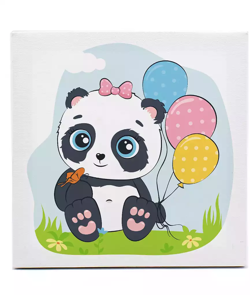 Набор для творчества раскраска по номерам «Панда»