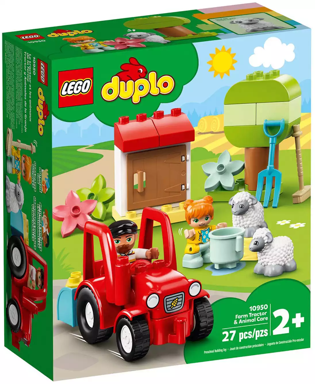 Конструктор Фермерский трактор и животные 27 дет. 10950 LEGO DUPLO Town  купить в Новосибирске - интернет магазин Rich Family