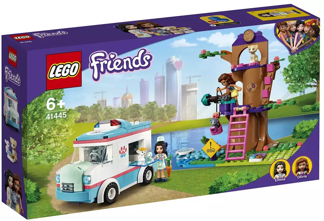 Конструктор Машина скорой ветеринарной помощи 304 дет. 41445 LEGO Friends