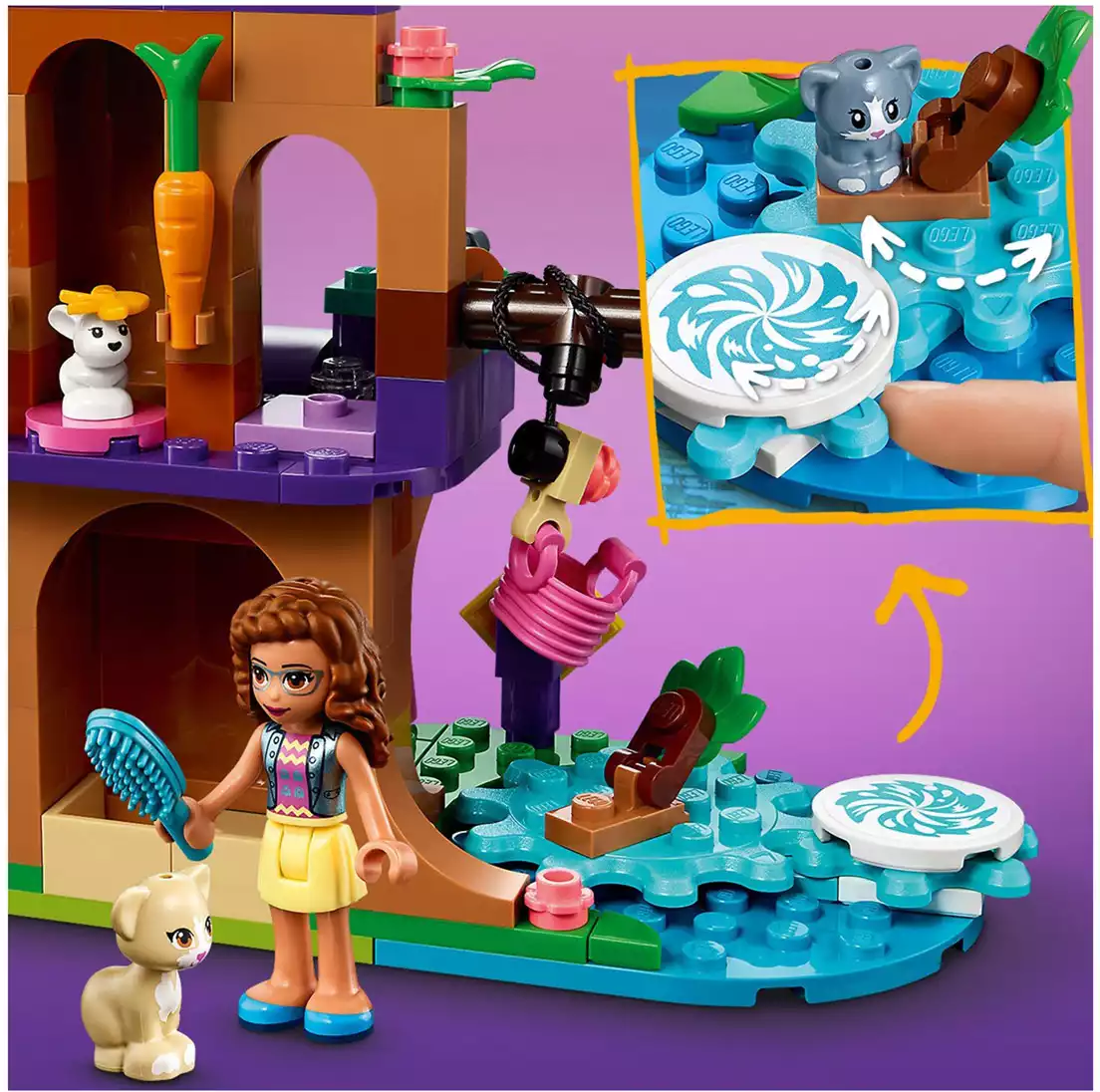 Конструктор Машина скорой ветеринарной помощи 304 дет. 41445 LEGO Friends  купить в Новосибирске - интернет магазин Rich Family