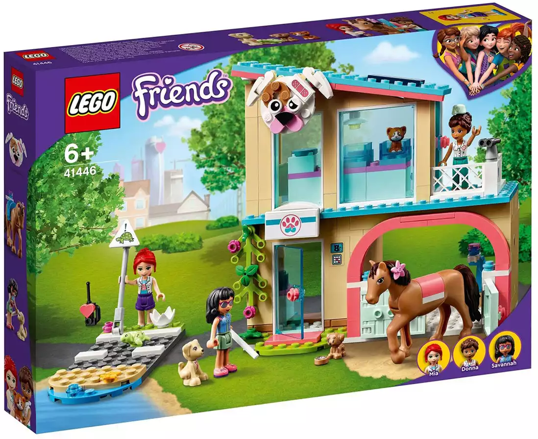 Конструктор Ветеринарная клиника Хартлейк-Сити 258 дет. 41446 LEGO Friends  купить в Челябинске - интернет магазин Rich Family