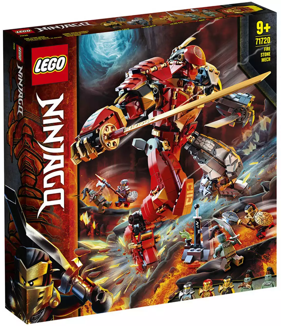 Lego ninjago red robot sale