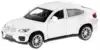 Модель машины BMW X6 1:43 (11,5см) 67313 Инерционный механизм, Белый