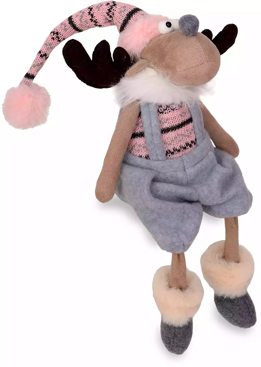 Новогодняя фигура 52 см Олень в колпачке BH85304-20.5