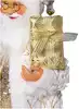 Новогодняя фигура Санта-Клаус 60 см в белом с золотом YS-21013B