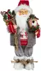 Новогодняя фигура Санта-Клаус 40 см в кофте TM-218516D
