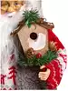 Новогодняя фигура Санта-Клаус 40 см в кофте TM-218516D