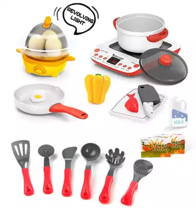 Набор посуды BC9014 с плитой и продуктами в/к