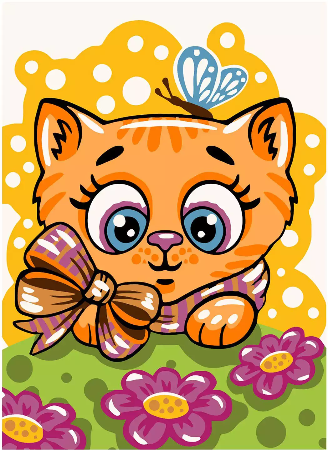 Рисование по номерам мини 15*21 KHD06 Мое первое лето