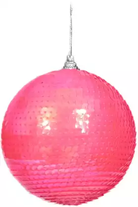 Новогодний шар 10 см красный A3728-10К