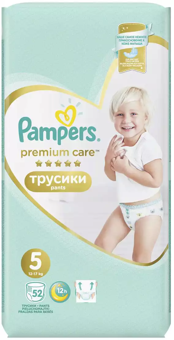 Подгузники-трусики Pampers Premium Care Junior 5 (12-17 кг) 52 шт