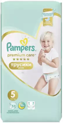Подгузники-трусики Pampers Premium Care Junior 5 (12-17 кг) 52 шт