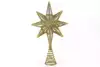 Новогодняя верхушка 35,5 см золото 200017