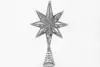 Новогодняя верхушка 35,5 см серебро 200017-1