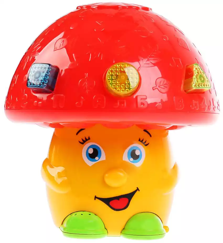 Музыкальный грибочек с проектором СУТЕЕВ В. 50 песен, сказок и звуков в кор. Умка в кор.36шт HT874-R Умка